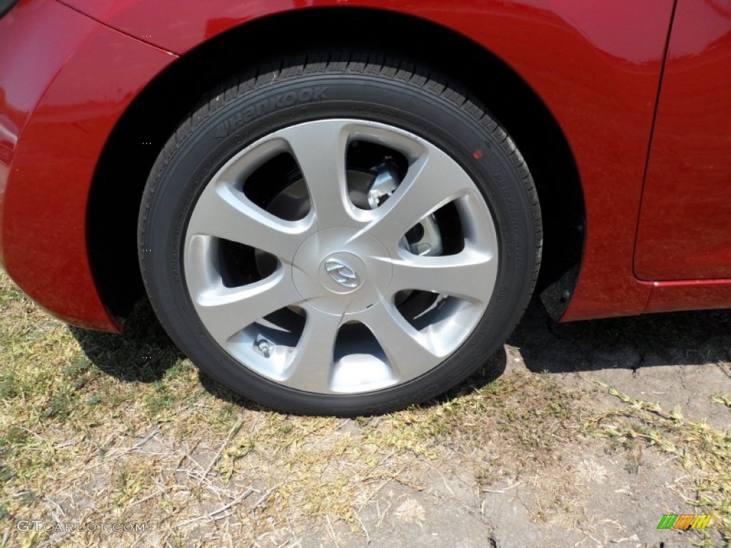 2011 Elantra Limited - Red Allure / Beige photo #11