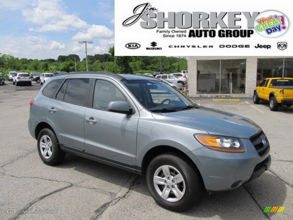 2008 Santa Fe GLS 4WD - Platinum Sage / Gray photo #1