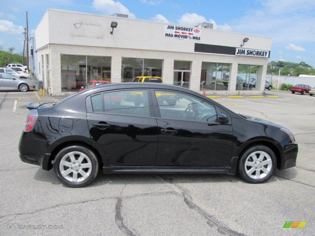 2010 Sentra 2.0 SR - Espresso Black Metallic / Charcoal photo #2