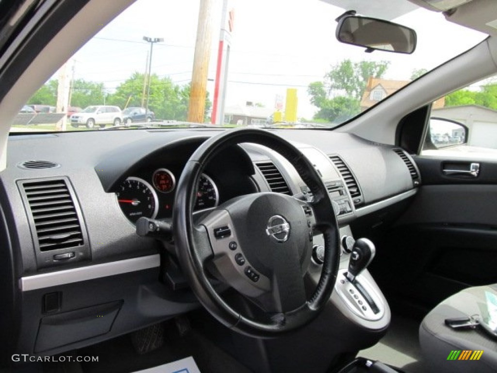 2010 Sentra 2.0 SR - Espresso Black Metallic / Charcoal photo #7