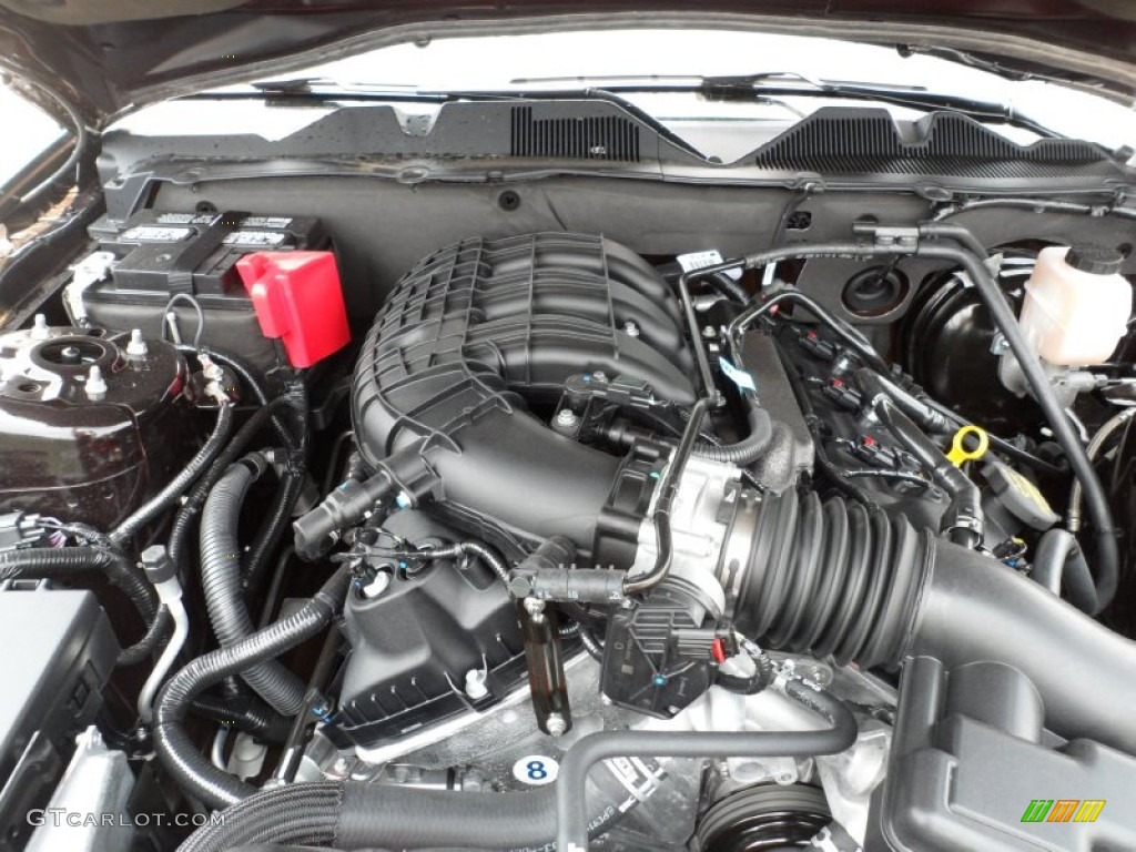 2012 Ford Mustang V6 Coupe 3.7 Liter DOHC 24-Valve Ti-VCT V6 Engine Photo #50470138