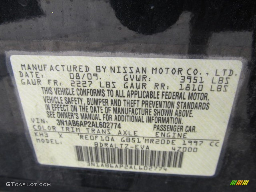 2010 Sentra 2.0 SR - Espresso Black Metallic / Charcoal photo #14