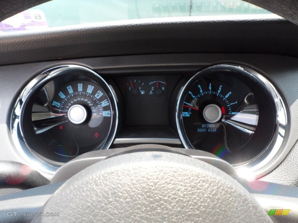 2012 Ford Mustang V6 Coupe Gauges Photo #50470366