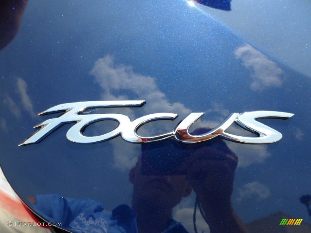 2012 Focus SE SFE Sedan - Kona Blue Metallic / Charcoal Black photo #14