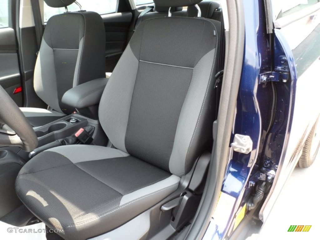 Charcoal Black Interior 2012 Ford Focus SE SFE Sedan Photo #50470771