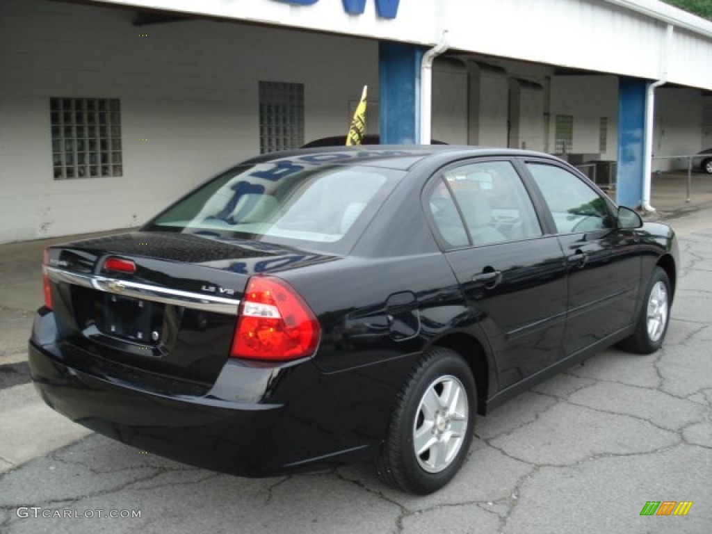 2005 Malibu LS V6 Sedan - Black / Gray photo #8