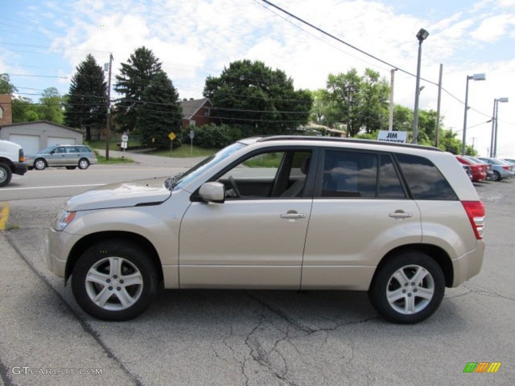 Clear Beige Metallic 2007 Suzuki Grand Vitara Luxury 4x4 Exterior Photo #50471254