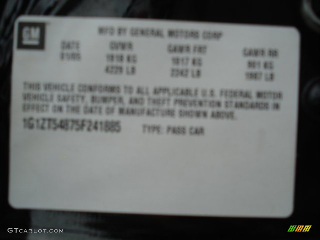 2005 Malibu LS V6 Sedan - Black / Gray photo #25