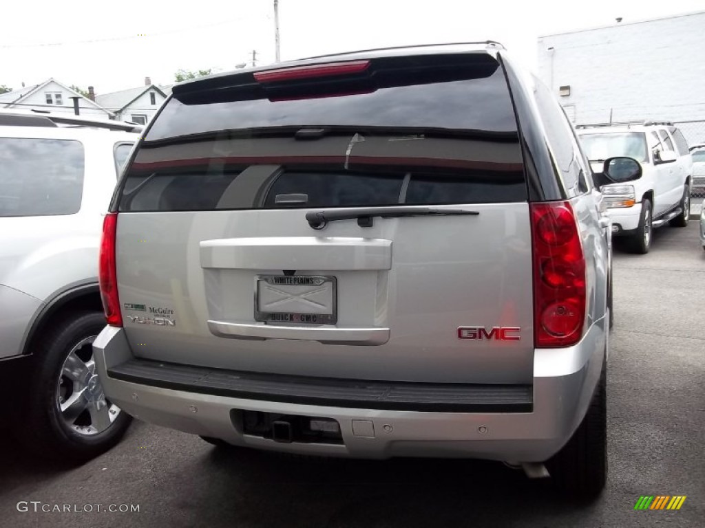 2011 Yukon SLT 4x4 - Pure Silver Metallic / Ebony photo #5