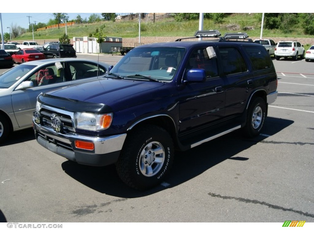 1997 4Runner SR5 4x4 - Stellar Blue Pearl Metallic / Gray photo #4