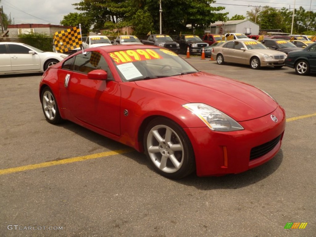 2003 350Z Enthusiast Coupe - Redline / Frost photo #1