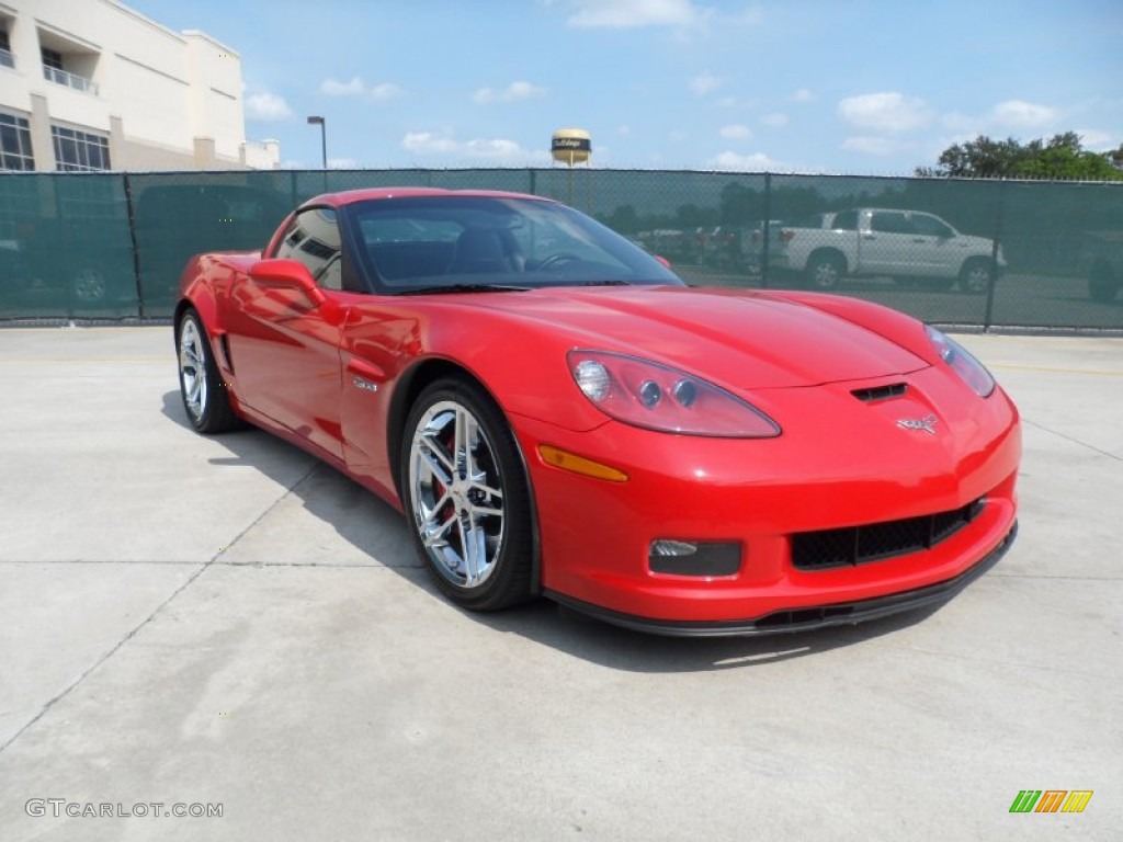 2008 Corvette Z06 - Victory Red / Ebony photo #1