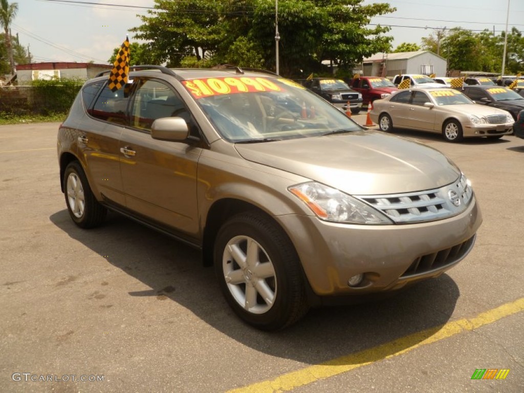 2003 Murano SE - Polished Pewter Metallic / Cafe Latte photo #1