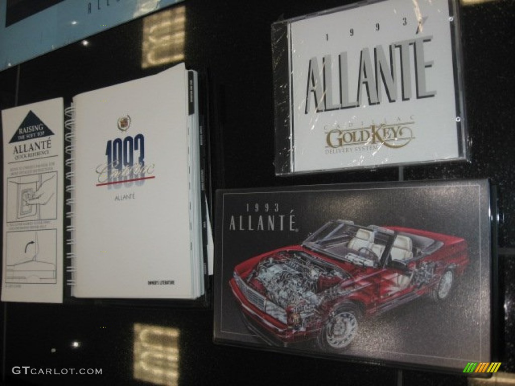 1993 Cadillac Allante Convertible Books/Manuals Photo #50473333
