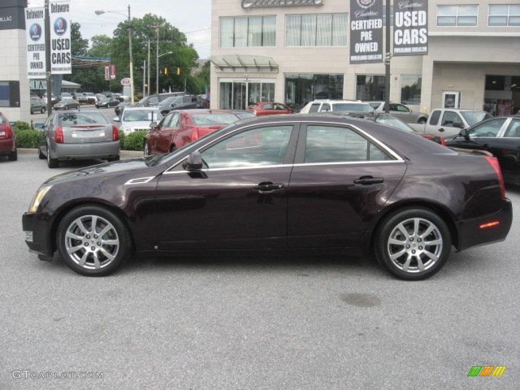 Black Cherry 2008 Cadillac CTS 4 AWD Sedan Exterior Photo #50473512