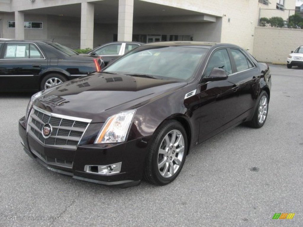 Black Cherry 2008 Cadillac CTS 4 AWD Sedan Exterior Photo #50473528