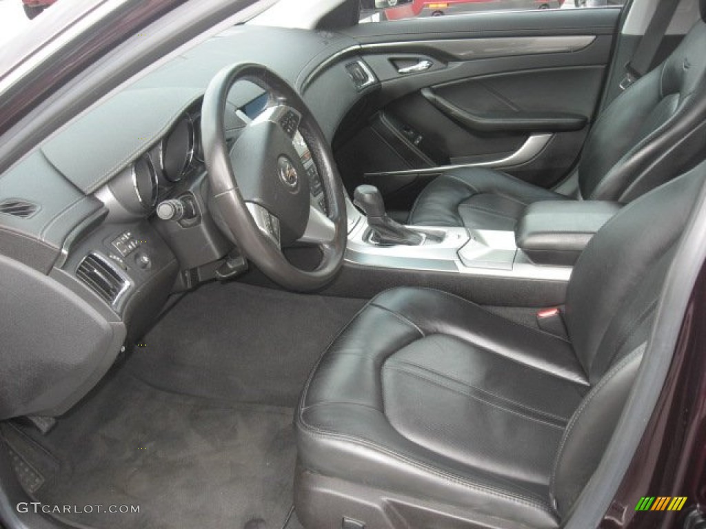 Ebony Interior 2008 Cadillac CTS 4 AWD Sedan Photo #50473555