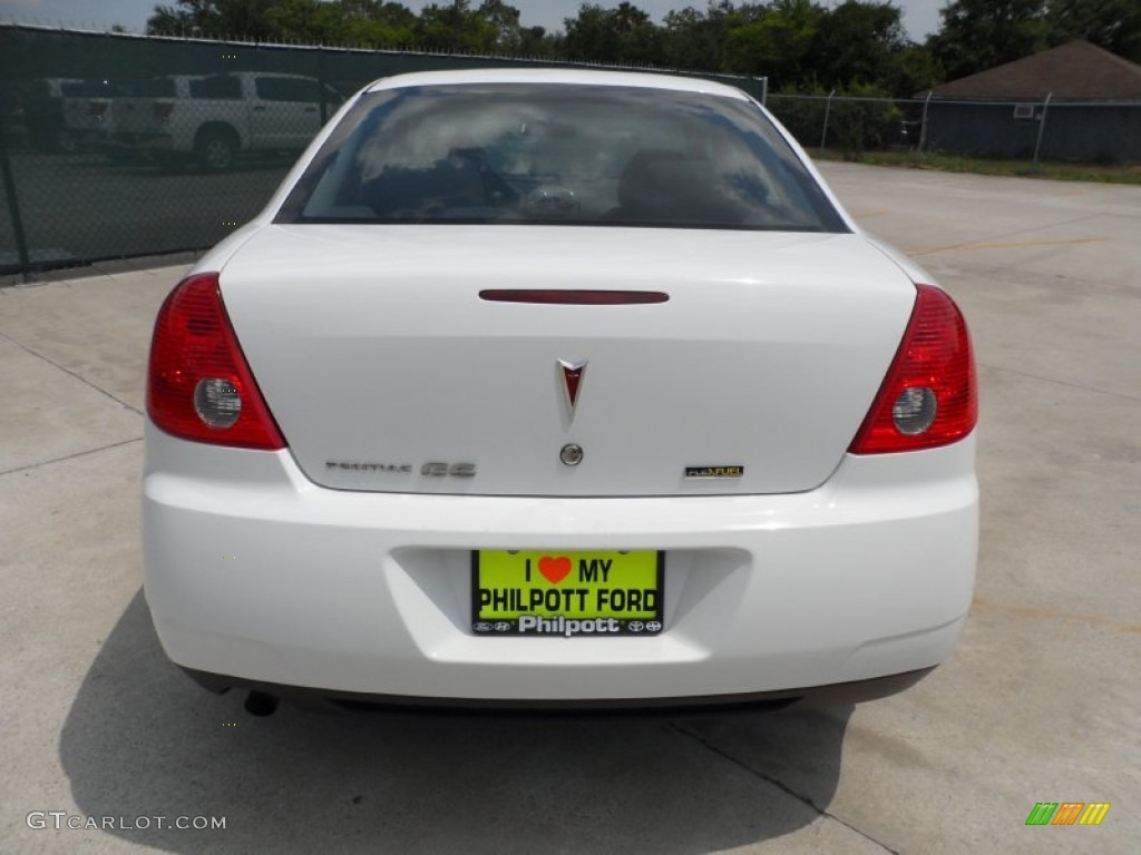 2010 G6 Sedan - Summit White / Ebony photo #4