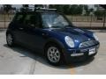 2004 Indi Blue Metallic Mini Cooper Hardtop  photo #3