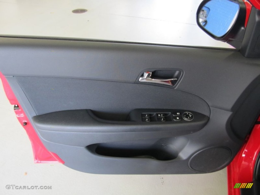 2009 Elantra Touring - Chilipepper Red / Black photo #6