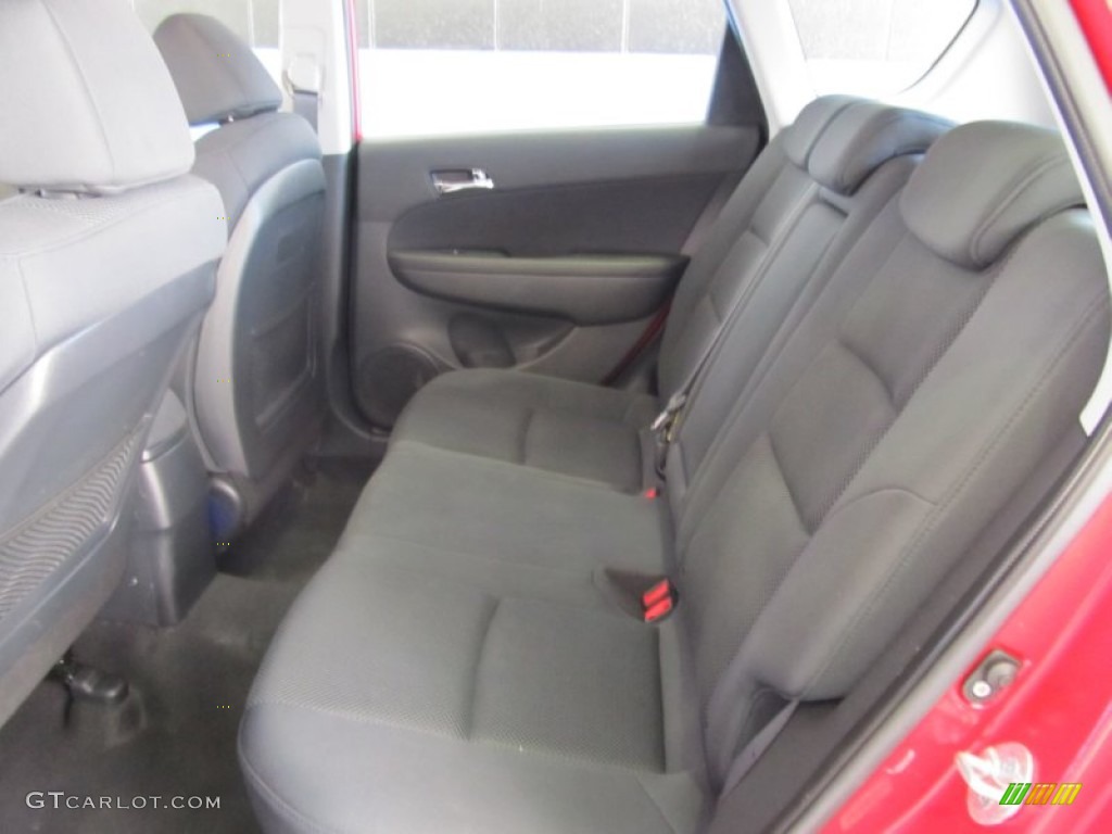 2009 Elantra Touring - Chilipepper Red / Black photo #8