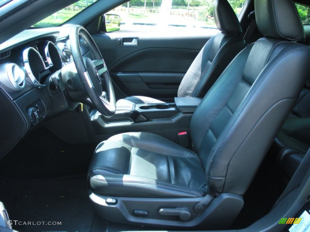 2007 Mustang V6 Premium Coupe - Black / Dark Charcoal photo #11