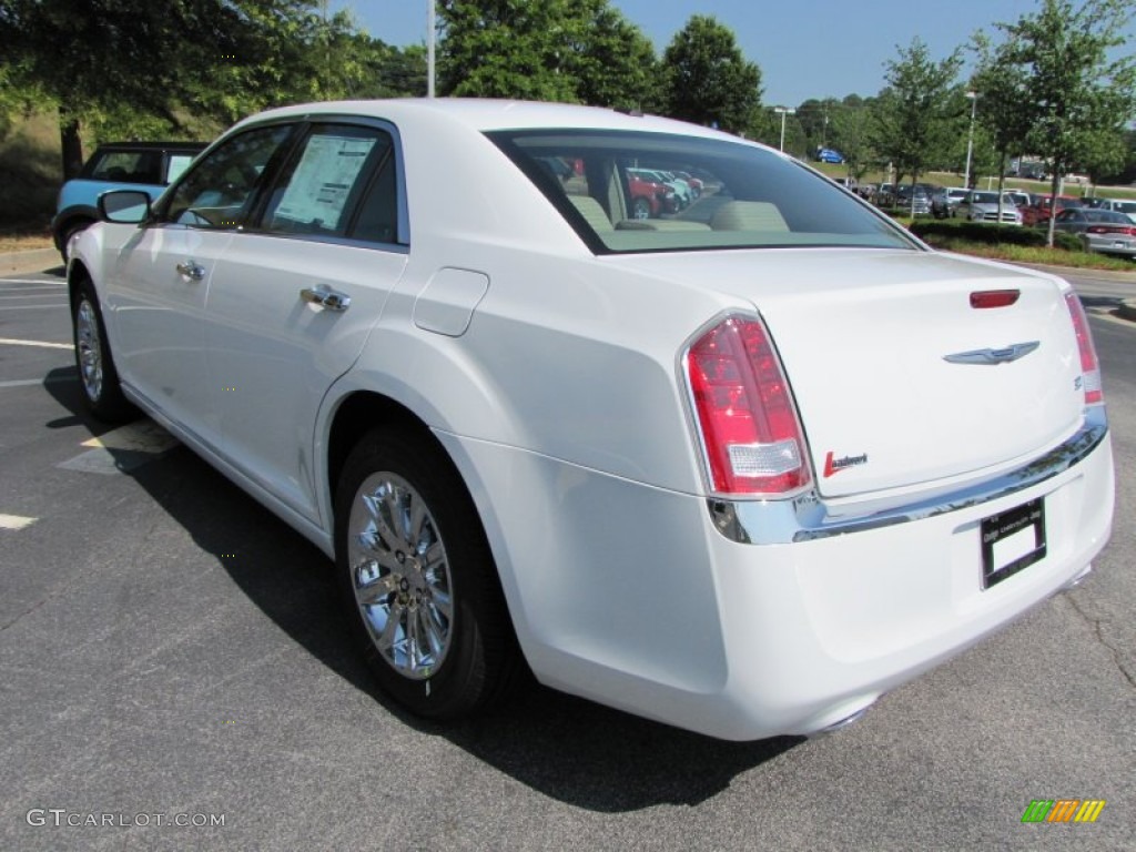 2011 300 Limited - Bright White / Black/Light Frost Beige photo #2