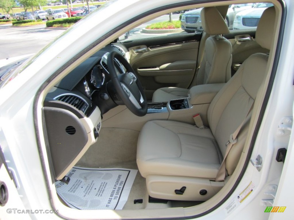 2011 300 Limited - Bright White / Black/Light Frost Beige photo #6