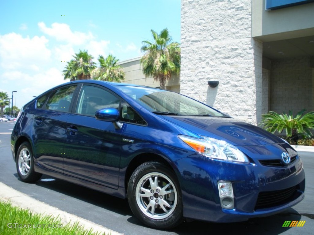 2010 Prius Hybrid II - Blue Ribbon Metallic / Bisque photo #4