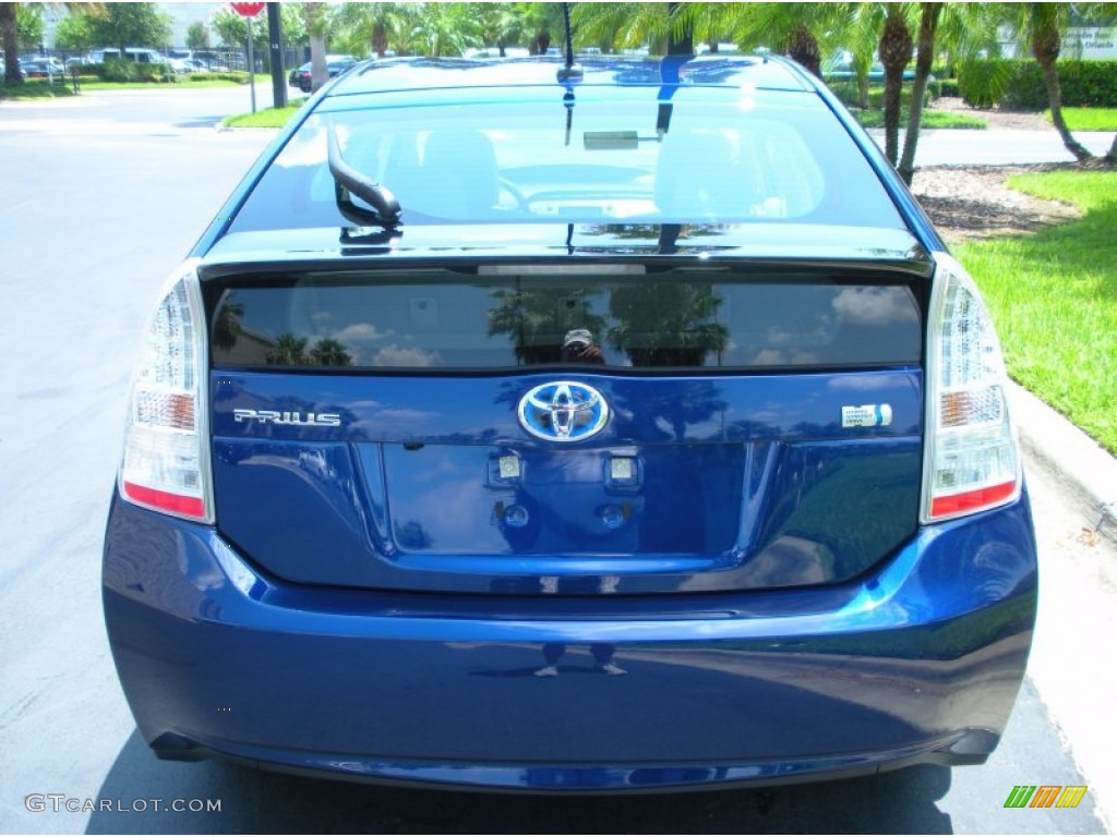 2010 Prius Hybrid II - Blue Ribbon Metallic / Bisque photo #7