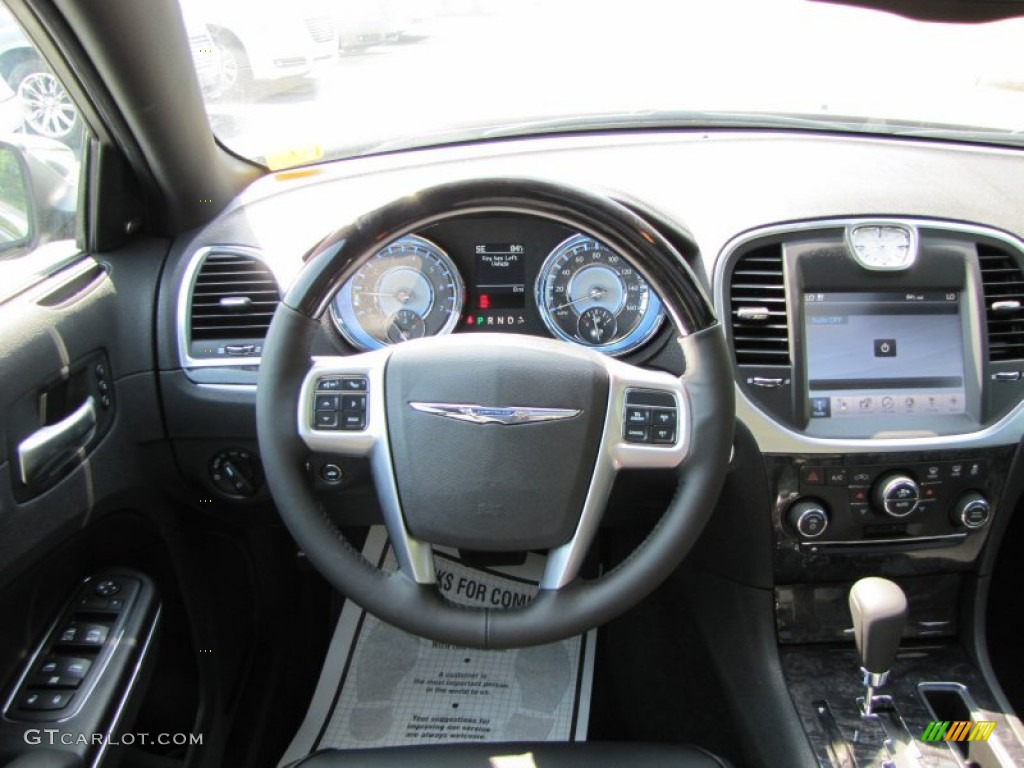 2011 Chrysler 300 C Hemi Black Dashboard Photo #50478712