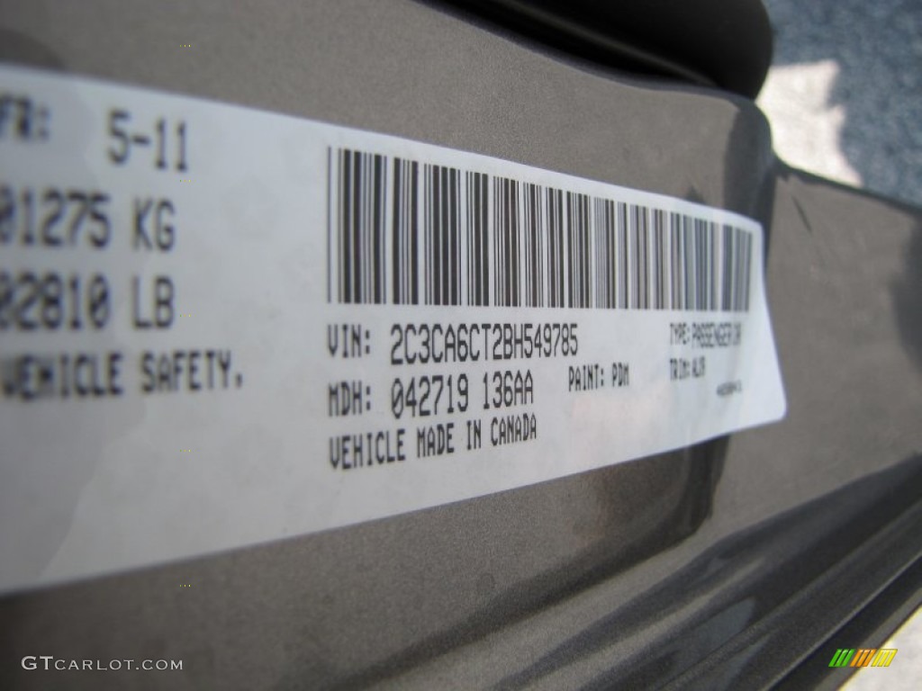 2011 300 Color Code PDM for Tungsten Metallic Photo #50478772