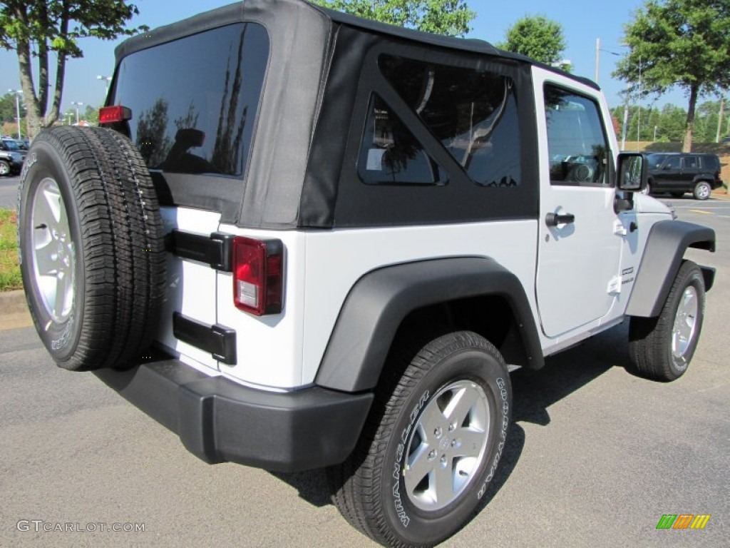 2011 Wrangler Sport S 4x4 - Bright White / Black photo #3