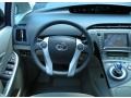 2010 Toyota Prius Bisque Interior Steering Wheel Photo