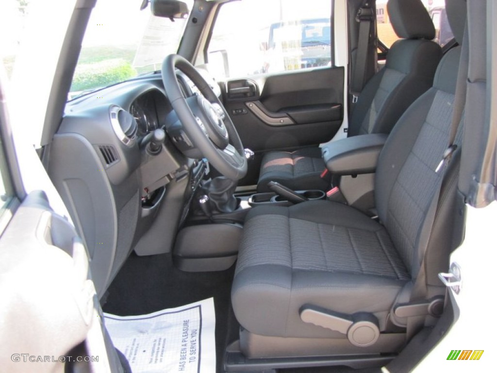 Black Interior 2011 Jeep Wrangler Sport S 4x4 Photo #50478877