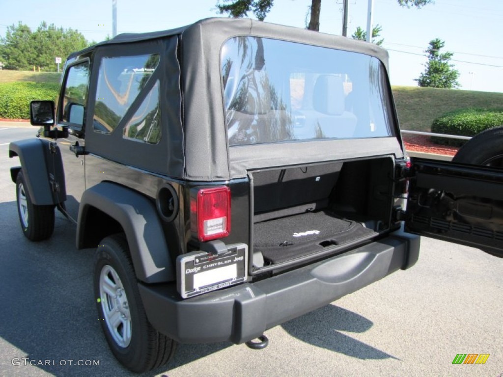 2011 Wrangler Sport 4x4 - Black / Black photo #8