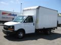 Summit White - Express Cutaway 3500 Commercial Moving Van Photo No. 3