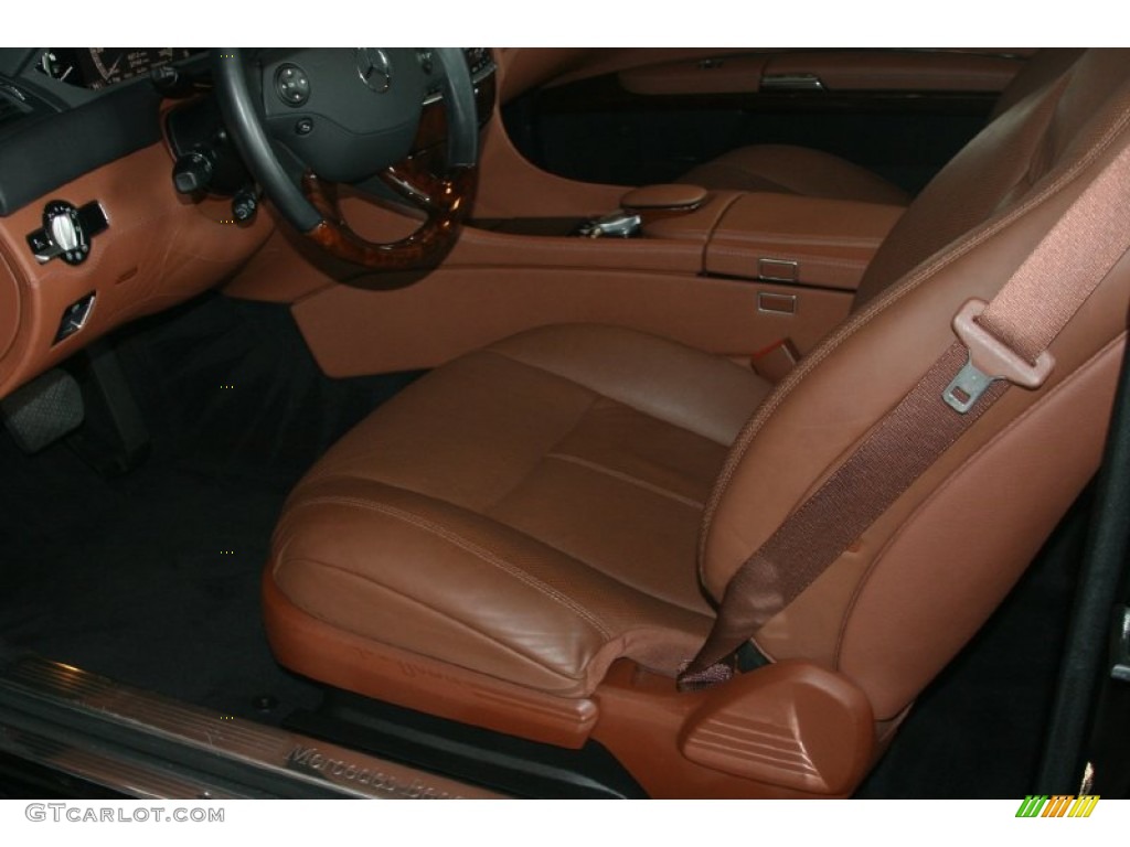 Cognac/Black Interior 2008 Mercedes-Benz CL 550 Photo #50479648