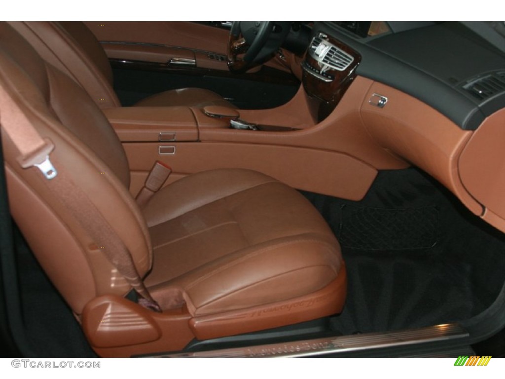 Cognac/Black Interior 2008 Mercedes-Benz CL 550 Photo #50479738