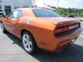 2011 Toxic Orange Pearl Dodge Challenger R/T Plus  photo #2