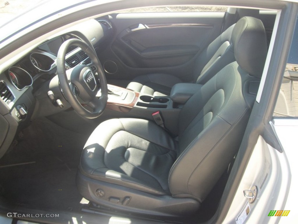 Black Interior 2008 Audi A5 3.2 quattro Coupe Photo #50480245