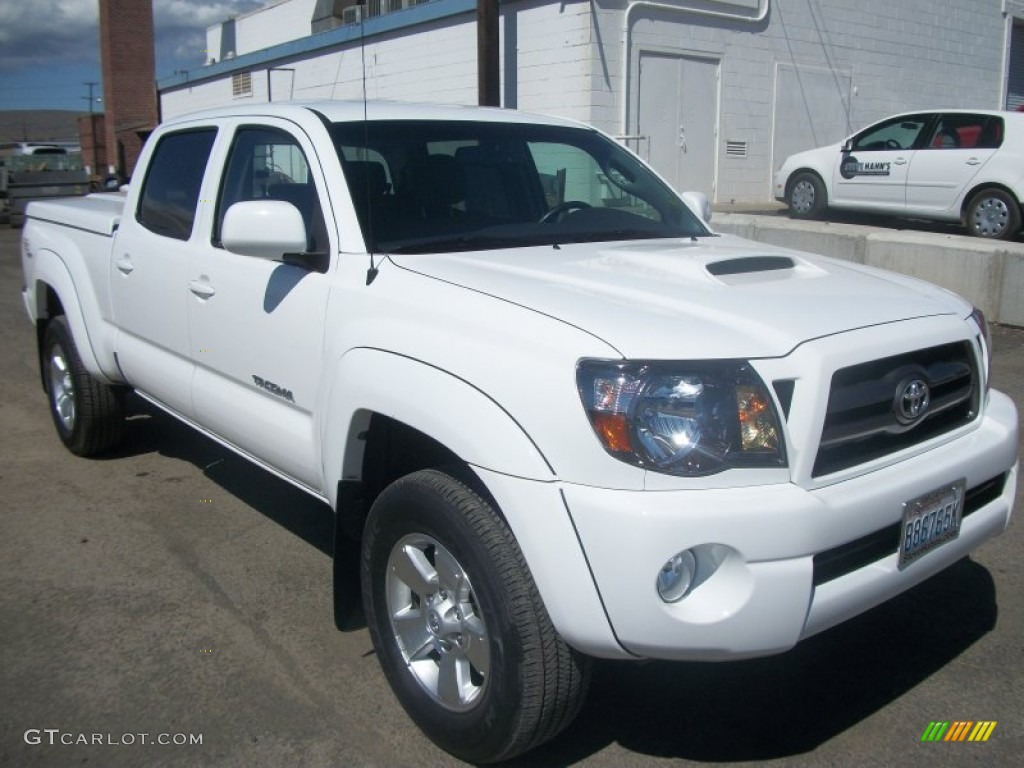 Super White 2009 Toyota Tacoma V6 TRD Sport Double Cab 4x4 Exterior Photo #50480335