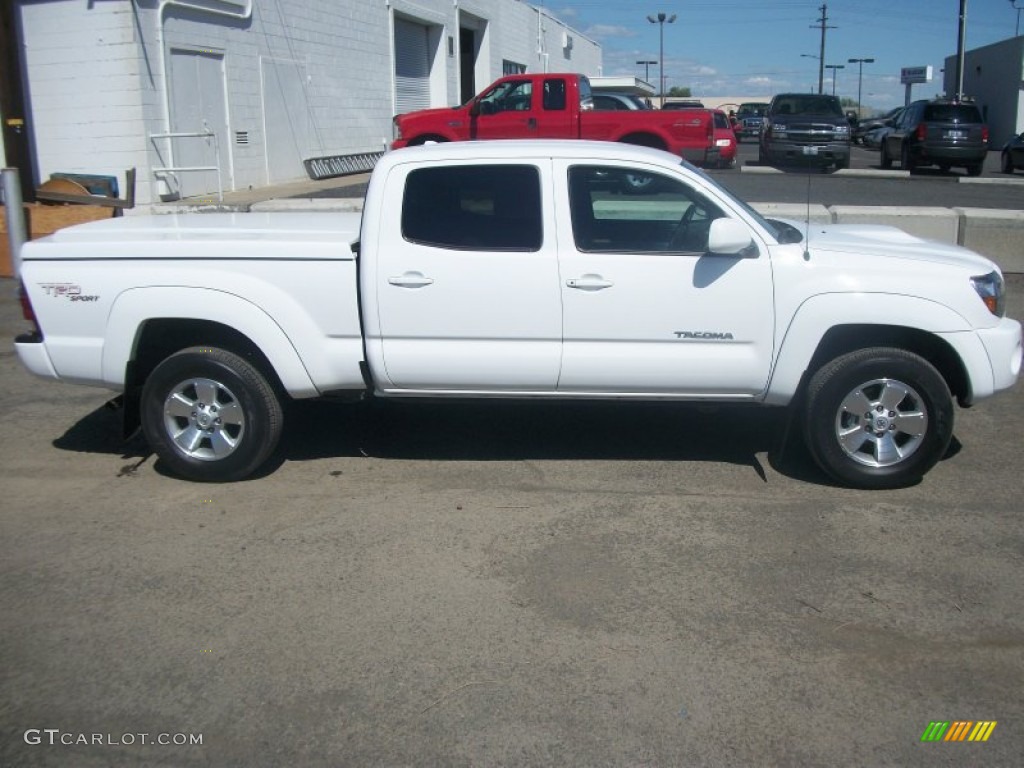 Super White 2009 Toyota Tacoma V6 TRD Sport Double Cab 4x4 Exterior Photo #50480407
