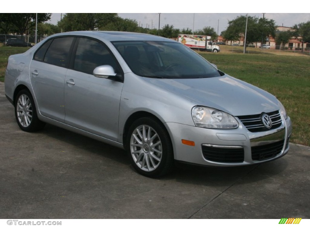 2009 Jetta Wolfsburg Edition Sedan - Reflex Silver Metallic / Art Grey photo #3