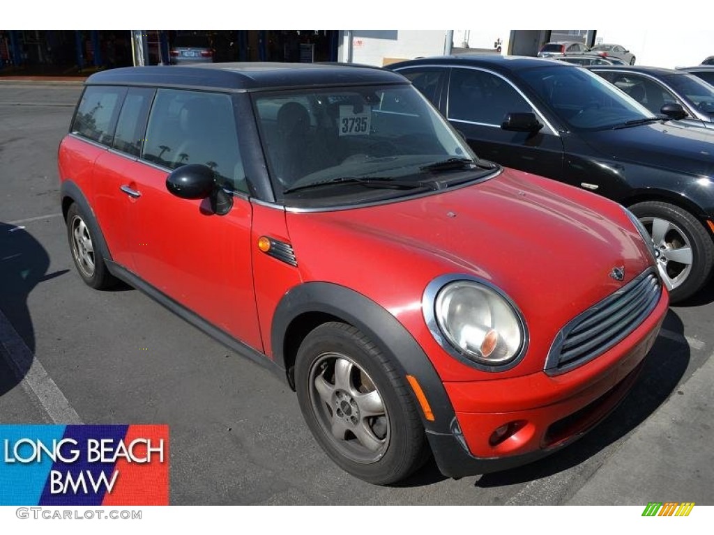 2008 Cooper Clubman - Chili Red / Panther Black photo #1