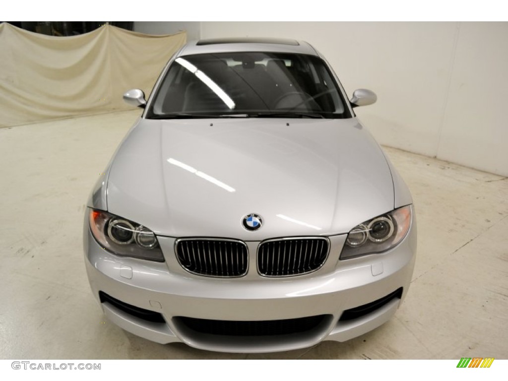 2008 1 Series 135i Coupe - Titanium Silver Metallic / Black photo #5