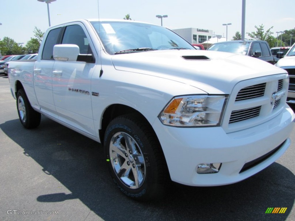 Bright White 2011 Dodge Ram 1500 Sport Quad Cab Exterior Photo #50480920