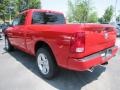 2011 Flame Red Dodge Ram 1500 Sport Quad Cab  photo #2