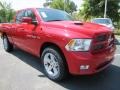 2011 Flame Red Dodge Ram 1500 Sport Quad Cab  photo #4