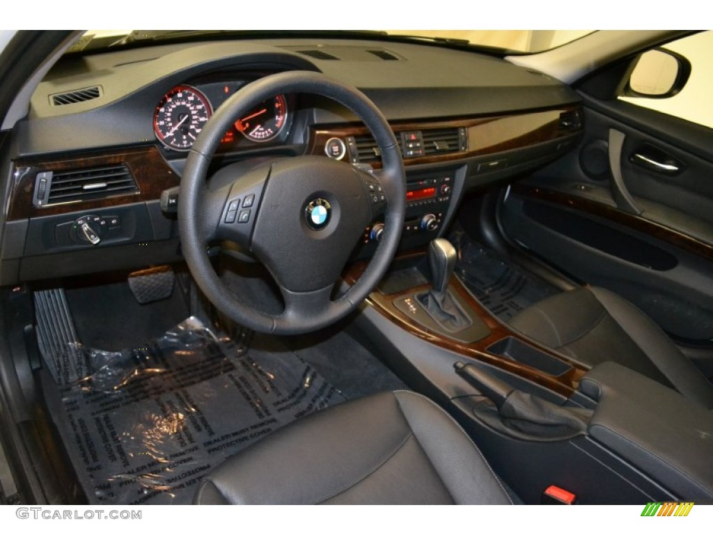 2011 BMW 3 Series 328i Sedan Black Dakota Leather Dashboard Photo #50481316